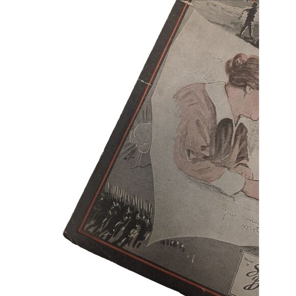 1918 Three Wonderful Letters From Home Sheet Music J Hanley Shaprio Bernstein - Picture 15 of 16